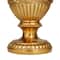 Gold Polystone Traditional Vase, 8" x 8" x 8"